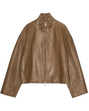 Remain Chaqueta con cremallera - Marrón