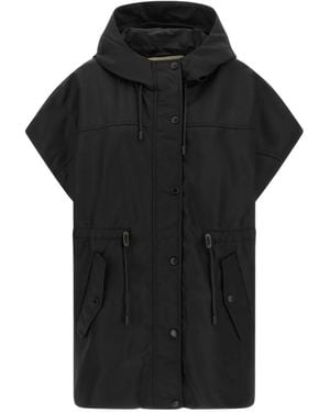 Weekend by Maxmara Quilted Hooded Jacket - Black