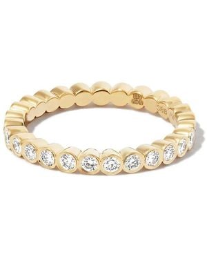 Sophie Bille Brahe 18Kt Mon Cher Croissant Diamond Eternity Ring - White