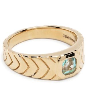 Jacquie Aiche 14Kt Aquamarine Ring - White
