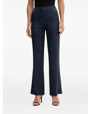 Pedro Del Hierro Madrid Flared Trousers - Blue