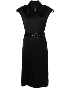 Jil Sander Twill Weave Coat - Schwarz