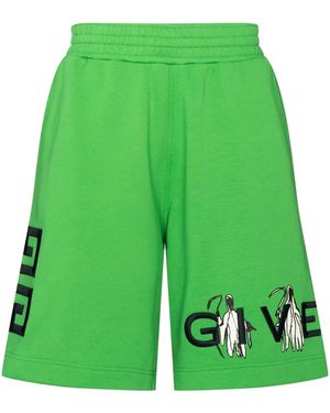 Givenchy Pantalones Cortos De Chándal Con Logo De X John Smith - Verde