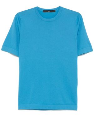 SAPIO ファインニット Tシャツ - ブルー