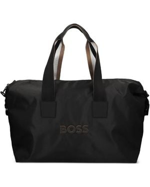 BOSS Reisetasche Mit Logo-Schild - Schwarz