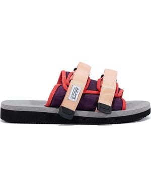 Suicoke Moto-Cab Slides - Purple