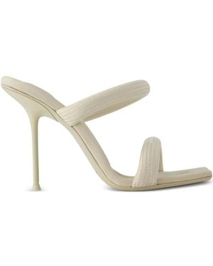 Alexander Wang Sandali Julie Con Punta Quadrata - Bianco