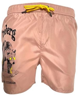 Iceberg Zwembroek Met Grafische Print - Roze