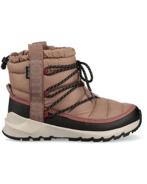 The North Face Logo-Embellishment Boots - Brown