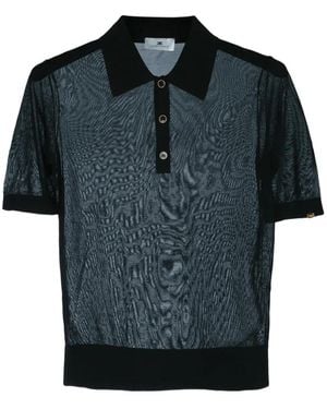 Elisabetta Franchi Short-Sleeve Knitwear - Blue