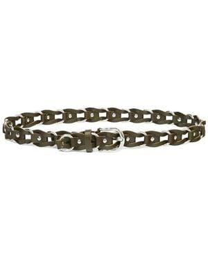Isabel Marant Bali Leather Belt - White