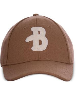 Ballantyne Initial Appliqué Hat - Brown