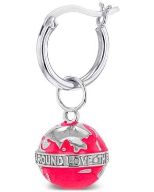 True Rocks Pendiente Globe - Rosa