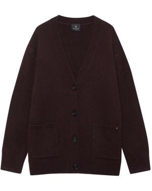 Anine Bing Cardigan À Poches Boutonnées - Marron