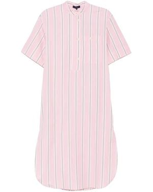 Soeur Ilya Striped Shirt Dress - Pink