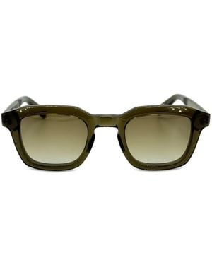 Yellows Plus Leonard Square-Frame Sunglasses - Green