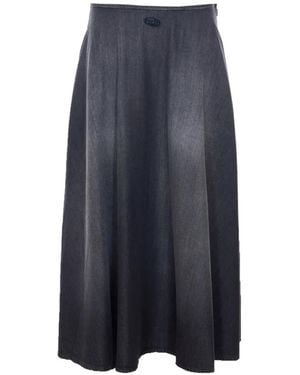 DIESEL A-Line Skirt - Blue