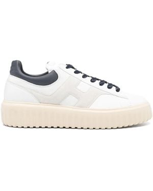 Hogan レザー プラットフォームスニーカー - ホワイト