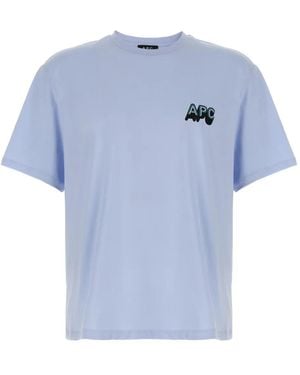 A.P.C. 70's T-Shirt - Blue