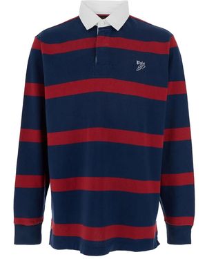 Polo Ralph Lauren Gestreiftes Poloshirt - Blau