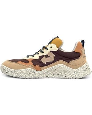 ID EIGHT Hana Arrow-Detail Trainers - Brown