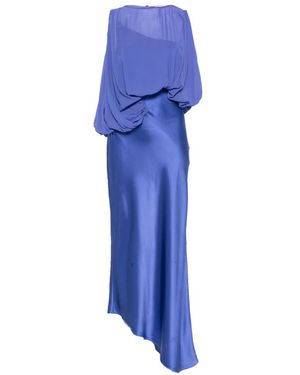 Christopher Esber Cumulus Draped Midi Dress - Blue