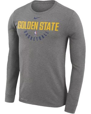 Nike Nba Golden State Warriors Dri-Fit T-Shirt - Grey