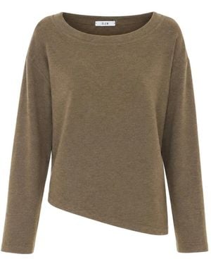 ELEH Asymmetric Long-Sleeve T-Shirt - Green