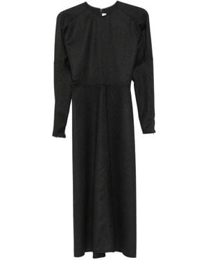 Victoria Beckham Robe À Manches Longues - Black