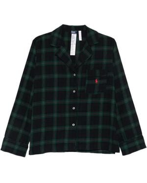 Polo Ralph Lauren Plaid Flannel Pyjamas - Black