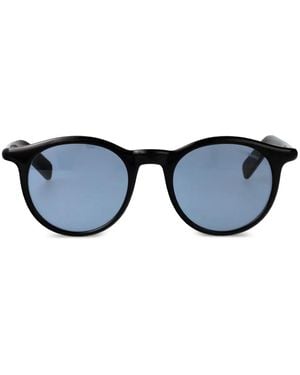 Montblanc Round-Frame Sunglasses - Blue