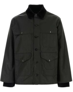 Junya Watanabe Check-Pattern Jacket - Black