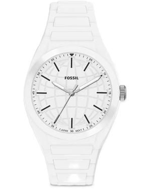 Fossil Everett 42Mm Watch - White