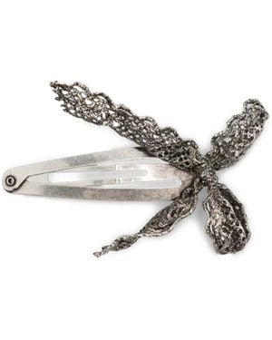 ShuShu/Tong Bow-Motif Hair Clip - Metallic