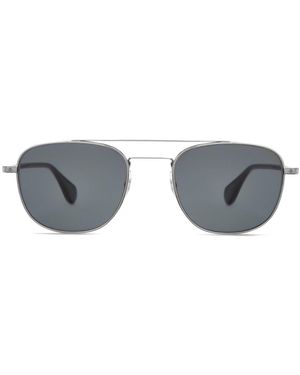 Garrett Leight Geometric-Frame Sunglasses - Grey