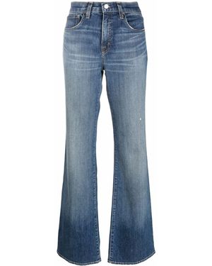 Nili Lotan Flared Denim Jeans - Blue