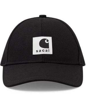 Carhartt X Sacai Logo Patch Cap - Black