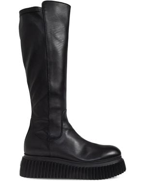 Agl Attilio Giusti Leombruni Gloria Platform Boots - Black