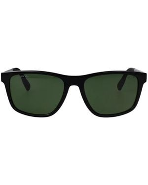 Lacoste Logo-Plaque Sunglasses - Green