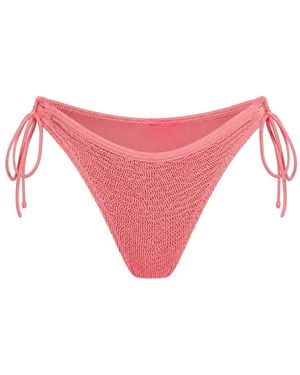 Bondeye Sonali Crinkle-Texture Bikini Briefs - Pink