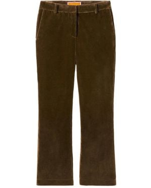 La DoubleJ 24/7 Hose Aus Samt - Grün