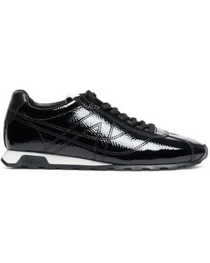 Ash Kill Bill Patent-Leather Low-Top Trainers - Black