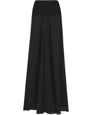 Johanna Ortiz Pleated elastic-waist skirt - Negro