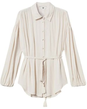 Twinset Belted Shirt - White