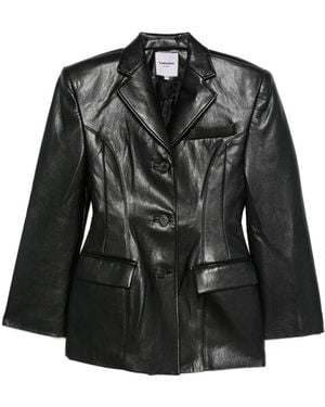 LA PISCINE Blazer À Design Structuré - Black