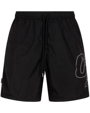 Off-White c/o Virgil Abloh Badeshorts Mit Kordelzug - Schwarz