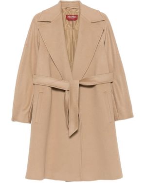 Max Mara Belted Coat - ナチュラル