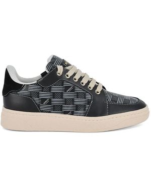 Giuseppe Zanotti Gz Moreau Paris Monogram Sneakers - Black