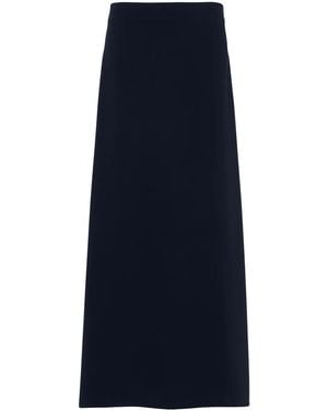 P.A.R.O.S.H. A-Line Midi Skirt - Blue