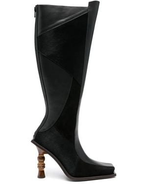 Ahluwalia Botas Chikari con tacón de 110 mm - Negro